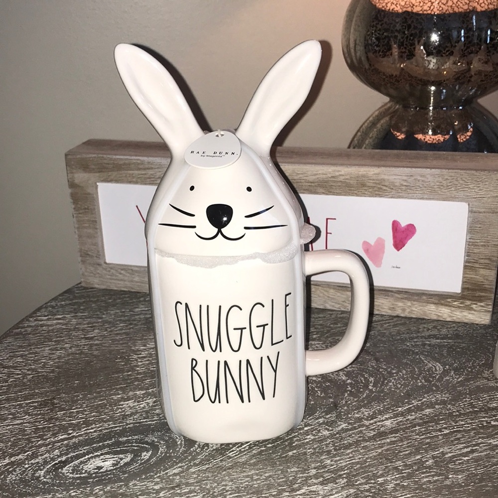 Rae Dunn Mug Easter Snuggle Bunny Mug HTF